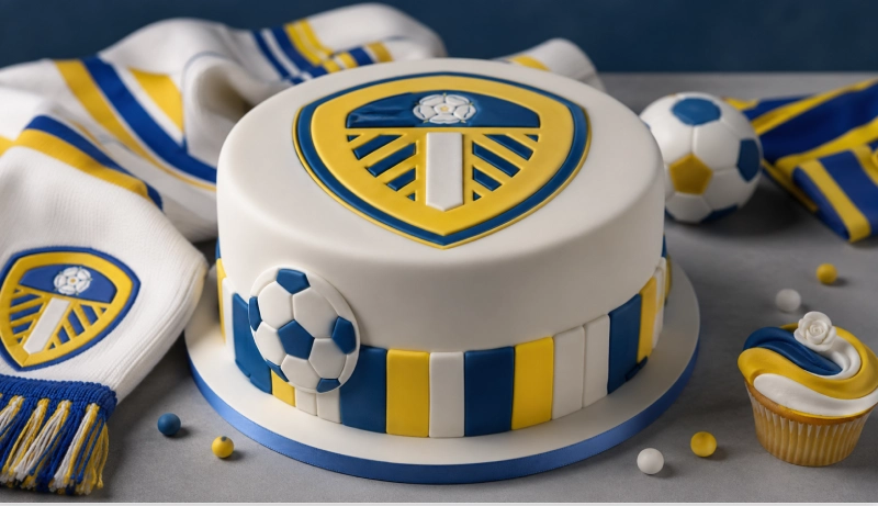 leeds united bild tårta